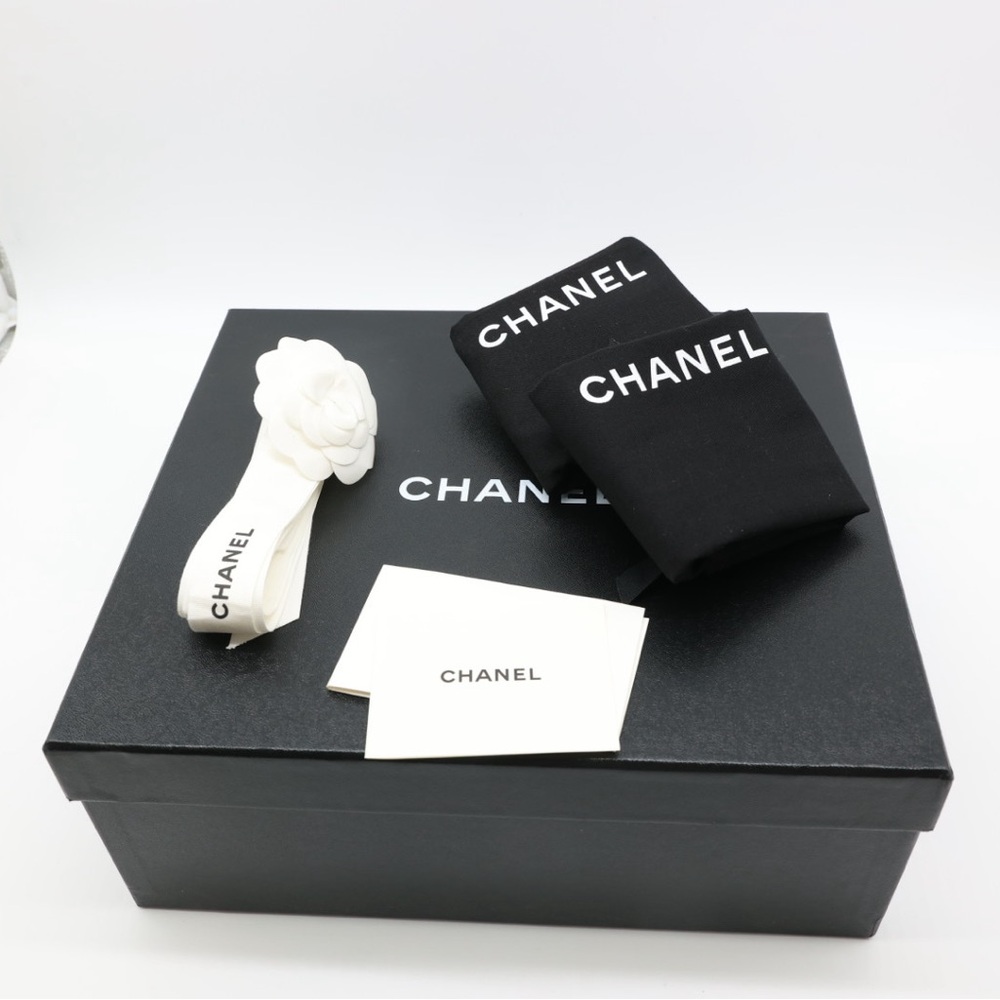 CHANEL Black Nylon Ankle Boots with White Rubber Sole size 38 - Picture 13 of 13